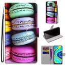 For Xiaomi Redmi Note 9S / 9 Pro Coloured Drawing Cross Texture Horizontal Flip PU Leather Case with Holder & Card Slots & Wallet & Lanyard(Colorful Cakes)