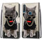 For Alcatel 1S (2020) / 3L (2020) Coloured Drawing Cross Texture Horizontal Flip PU Leather Case with Holder & Card Slots & Wallet & Lanyard(Golden Chain Grey Cat)