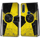 For Alcatel 1SE (2020) Coloured Drawing Cross Texture Horizontal Flip PU Leather Case with Holder & Card Slots & Wallet & Lanyard(Yellow Black Logo)