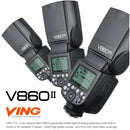 Godox V860IIC 2.4GHz Wireless 1/8000s HSS Flash Speedlite Camera Top Fill Light for Canon Cameras(Black)