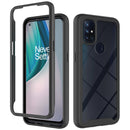 For OnePlus Nord N10 5G Starry Sky Solid Color Series Shockproof PC + TPU Protective Case(Black)