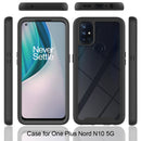 For OnePlus Nord N10 5G Starry Sky Solid Color Series Shockproof PC + TPU Protective Case(Black)