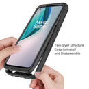 For OnePlus Nord N10 5G Starry Sky Solid Color Series Shockproof PC + TPU Protective Case(Black)