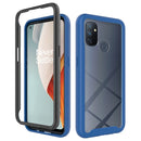 For OnePlus Nord N100 Starry Sky Solid Color Series Shockproof PC + TPU Protective Case(Royal Blue)