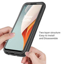 For OnePlus Nord N100 Starry Sky Solid Color Series Shockproof PC + TPU Protective Case(Baby Blue)
