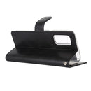 For Samsung Galaxy S20 FE GOOSPERY BLUE MOON Crazy Horse Texture Horizontal Flip Leather Case With Bracket & Card Slot & Wallet(Black)