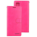 For Samsung Galaxy S20 FE GOOSPERY BLUE MOON Crazy Horse Texture Horizontal Flip Leather Case With Bracket & Card Slot & Wallet(Rose Red)