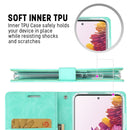 For Samsung Galaxy S20 FE GOOSPERY BLUE MOON Crazy Horse Texture Horizontal Flip Leather Case With Bracket & Card Slot & Wallet(Black)