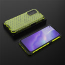 For Oppo Reno5 5G Shockproof Honeycomb PC + TPU Case(Green)