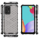 For Samsung Galaxy A52 5G/4G Shockproof Honeycomb PC + TPU Case(White)