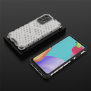 For Samsung Galaxy A52 5G/4G Shockproof Honeycomb PC + TPU Case(White)