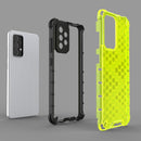 For Samsung Galaxy A52 5G/4G Shockproof Honeycomb PC + TPU Case(White)