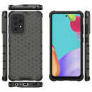 For Samsung Galaxy A52 5G/4G Shockproof Honeycomb PC + TPU Case(Black)
