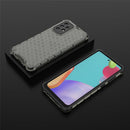 For Samsung Galaxy A52 5G/4G Shockproof Honeycomb PC + TPU Case(Black)