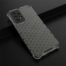 For Samsung Galaxy A52 5G/4G Shockproof Honeycomb PC + TPU Case(Black)