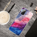 For Samsung Galaxy A02s (US Version) Marble Shockproof TPU Protective Case(Abstract Red)