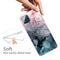 For Samsung Galaxy A12 Marble Shockproof TPU Protective Case(Abstract Light Pink)