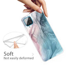 For Samsung Galaxy A12 Marble Shockproof TPU Protective Case(Abstract Gray)