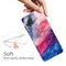 For Samsung Galaxy A12 Marble Shockproof TPU Protective Case(Abstract Red)
