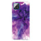 For Samsung Galaxy A12 Marble Shockproof TPU Protective Case(Abstract Purple)