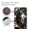For Samsung Galaxy A12 Marble Shockproof TPU Protective Case(Rhombus Black)