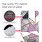 For Samsung Galaxy A12 Marble Shockproof TPU Protective Case(Rhombus Gray Purple)
