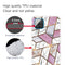 For Samsung Galaxy A12 Marble Shockproof TPU Protective Case(Rhombus White Purple)