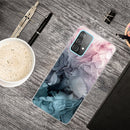 For Samsung Galaxy A32 5G Marble Shockproof TPU Protective Case(Abstract Light Pink)