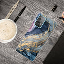 For Samsung Galaxy A32 5G Marble Shockproof TPU Protective Case(Abstract Gold)