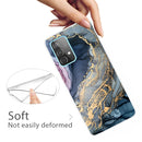 For Samsung Galaxy A32 5G Marble Shockproof TPU Protective Case(Abstract Gold)