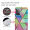 For Samsung Galaxy A32 5G Marble Shockproof TPU Protective Case(Rhombus Gradient)