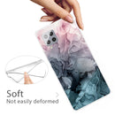 For Samsung Galaxy A42 5G Marble Shockproof TPU Protective Case(Abstract Light Pink)