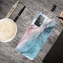 For Samsung Galaxy A52 5G / 4G Marble Shockproof TPU Protective Case(Abstract Gray)