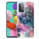 For Samsung Galaxy A52 5G / 4G Marble Shockproof TPU Protective Case(Abstract Multicolor)