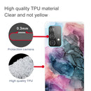 For Samsung Galaxy A52 5G / 4G Marble Shockproof TPU Protective Case(Abstract Multicolor)