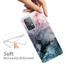 For Samsung Galaxy A72 5G / 4G Marble Shockproof TPU Protective Case(Abstract Light Pink)