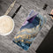 For Samsung Galaxy S21 5G Marble Shockproof TPU Protective Case(Abstract Gold)