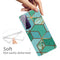 For Samsung Galaxy S21 5G Marble Shockproof TPU Protective Case(Rhombus Green)
