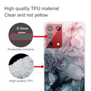 For Samsung Galaxy S21 Ultra 5G Marble Shockproof TPU Protective Case(Abstract Light Pink)