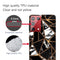 For Samsung Galaxy S21 Ultra 5G Marble Shockproof TPU Protective Case(Rhombus Black)