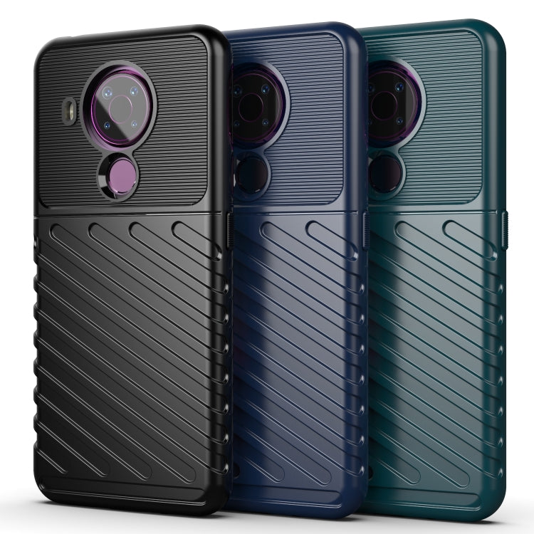 For Nokia 5.4 Thunderbolt Shockproof TPU Protective Soft Case(Black)