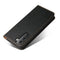 For Samsung Galaxy S21 5G Fierre Shann PU Genuine Leather Texture Horizontal Flip Leather Case with Holder & Card Slots & Wallet(Black)