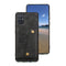For Samsung Galaxy A52 5G / 4G Double Buckle PU + TPU Shockproof Magnetic Protective Case with Card Slot & Holder(Black)