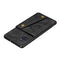 For Samsung Galaxy A52 5G / 4G Double Buckle PU + TPU Shockproof Magnetic Protective Case with Card Slot & Holder(Black)