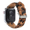 Horsehair Fluffy Leopard Print Leather Watch Band For Apple Watch Series 7 45mm / 6 & SE & 5 & 4 44mm / 3 & 2 & 1 42mm(3)