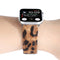 Horsehair Fluffy Leopard Print Leather Watch Band For Apple Watch Series 7 45mm / 6 & SE & 5 & 4 44mm / 3 & 2 & 1 42mm(3)