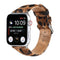 Horsehair Fluffy Leopard Print Leather Watch Band For Apple Watch Series 7 45mm / 6 & SE & 5 & 4 44mm / 3 & 2 & 1 42mm(3)