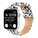 Horsehair Fluffy Leopard Print Leather Watch Band For Apple Watch Series 7 45mm / 6 & SE & 5 & 4 44mm / 3 & 2 & 1 42mm(6)