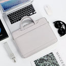 For 13.3-14 inch Laptop Multi-function Laptop Single Shoulder Bag Handbag(Grey)