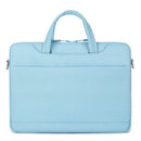 For 13.3-14 inch Laptop Multi-function Laptop Single Shoulder Bag Handbag(Light Blue)